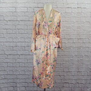 Vintage 80s Victoria's Secret Floral Robe